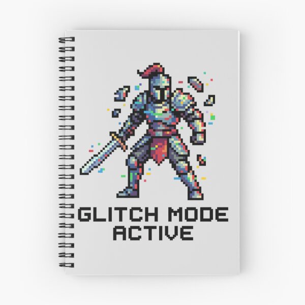 Item preview, Glitch Mode Active Pixel Warrior – Retro Corrupted Character Art designed and sold by ChaosNest.