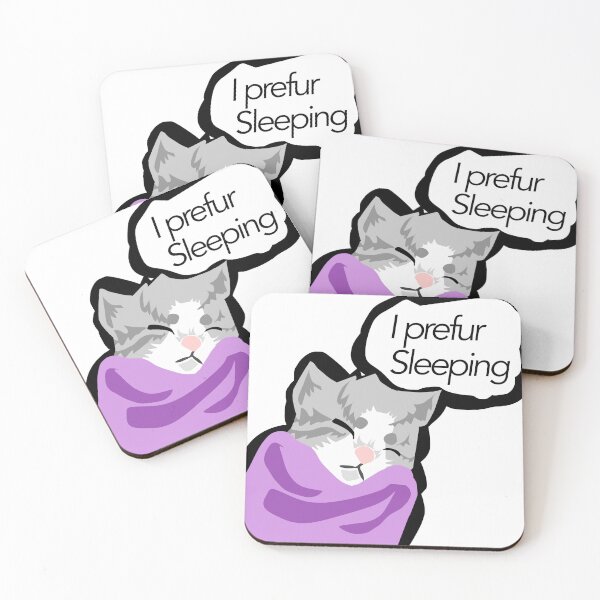 Item preview, sleepy kitty designed and sold by AngryPuffyPufferFish.