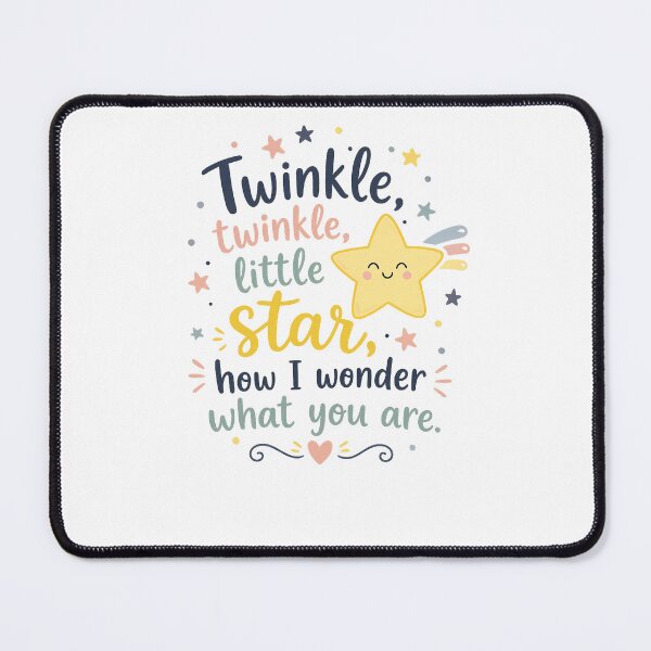 Item preview, Twinkle Twinkle Little Star Nursery Quote designed and sold by FEEL GOOD CLUB DESIGNS.