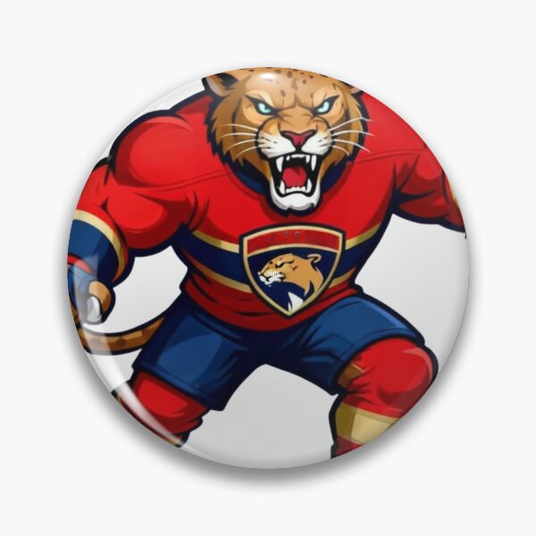 Item preview, Aggressive Red Panther Hockey Mascot | Stanley Panther designed and sold by Pandora´s Box.