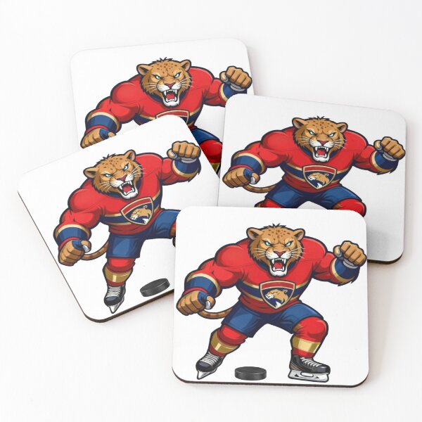 Item preview, Aggressive Red Panther Hockey Mascot | Stanley Panther designed and sold by Pandora´s Box.
