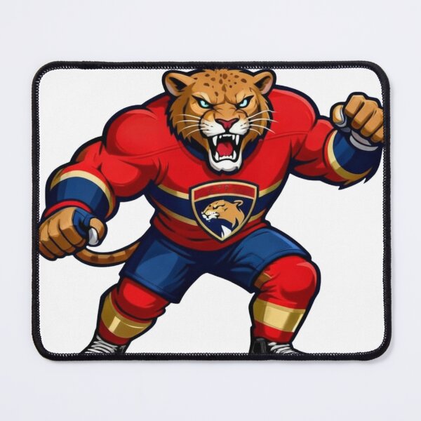 Item preview, Aggressive Red Panther Hockey Mascot | Stanley Panther designed and sold by Pandora´s Box.