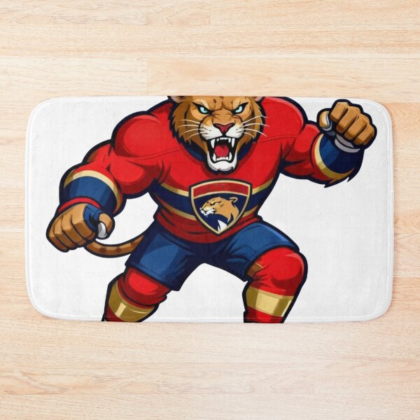 Item preview, Aggressive Red Panther Hockey Mascot | Stanley Panther designed and sold by Pandora´s Box.