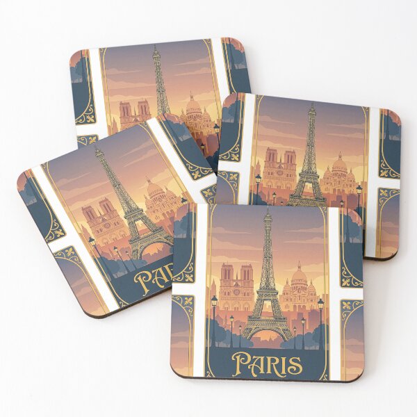 Item preview, France Paris Travel Sticker - Eiffel Tower Travel Design designed and sold by Olivra.
