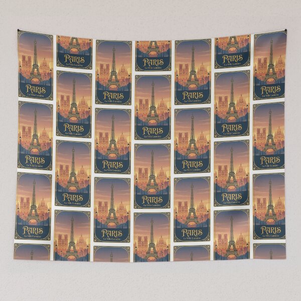 Item preview, France Paris Travel Sticker - Eiffel Tower Travel Design designed and sold by Olivra.