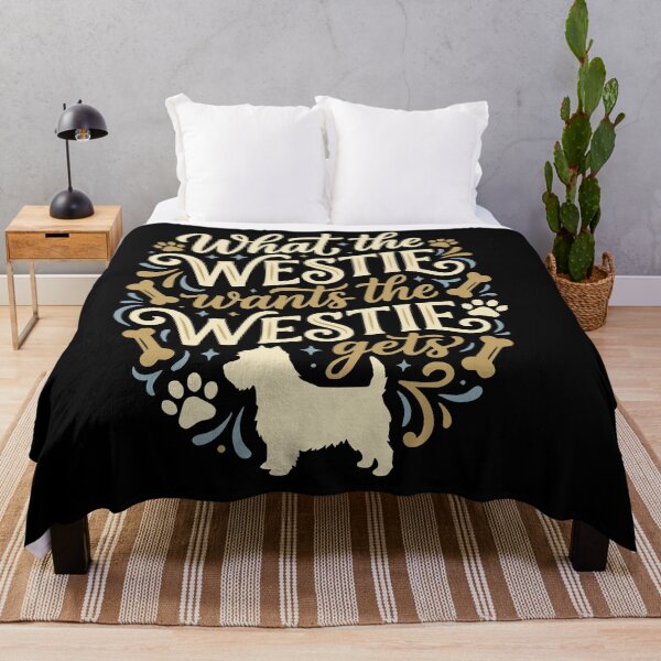 Item preview, Westie Wants West Highland Terrier Dog Mom Dad Humor designed and sold by AntiqueImages.