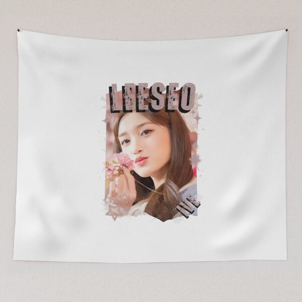 Item preview, Ive Kpop Leeseo Group Girl Members Retro Scrapbook Kpop Collage Design designed and sold by HELL0WBELLO.