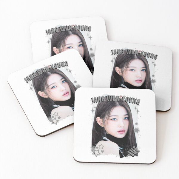 Item preview, Ive Kpop Jang Won-young Group Girl Members Retro Scrapbook Kpop Collage Design designed and sold by HELL0WBELLO.