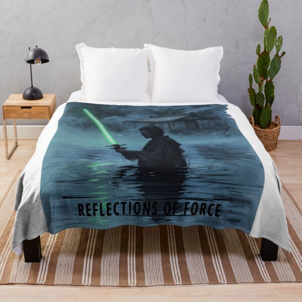 Item preview, REFLECTIONS OF FORCE - Jedi Forest Sanctuary Art designed and sold by Modern Nest Art.