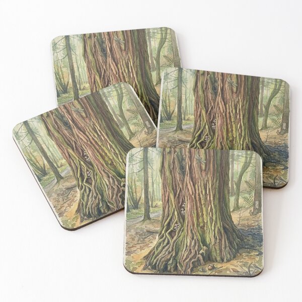 Item preview, Cedar Tree Watercolors designed and sold by FishNerd2006.