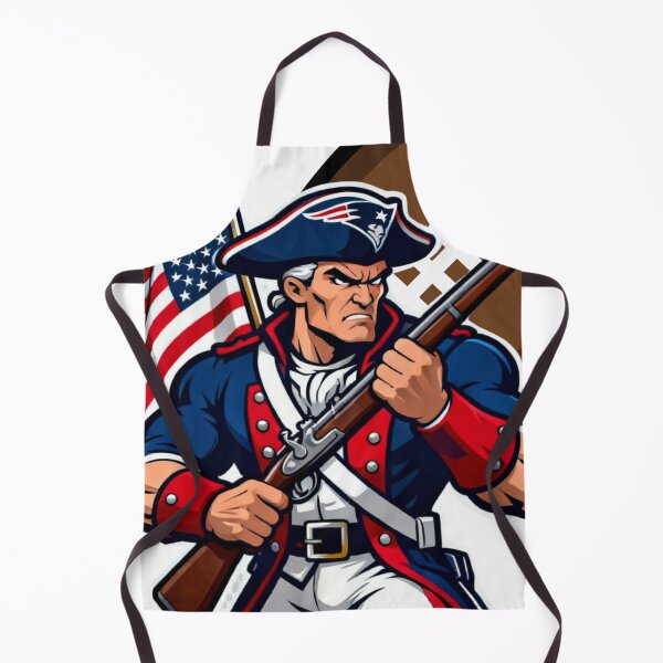 Item preview, Patriotic Revolutionary Soldier Football Mascot designed and sold by Pandora´s Box.