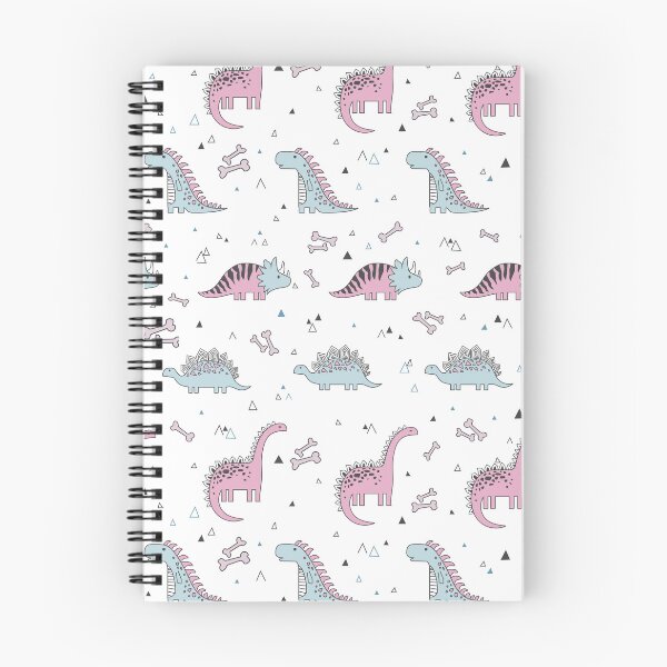 Item preview, Pastel Pink and Blue Dinosaur Pattern - Cute Nursery Dino Art designed and sold by alijun.