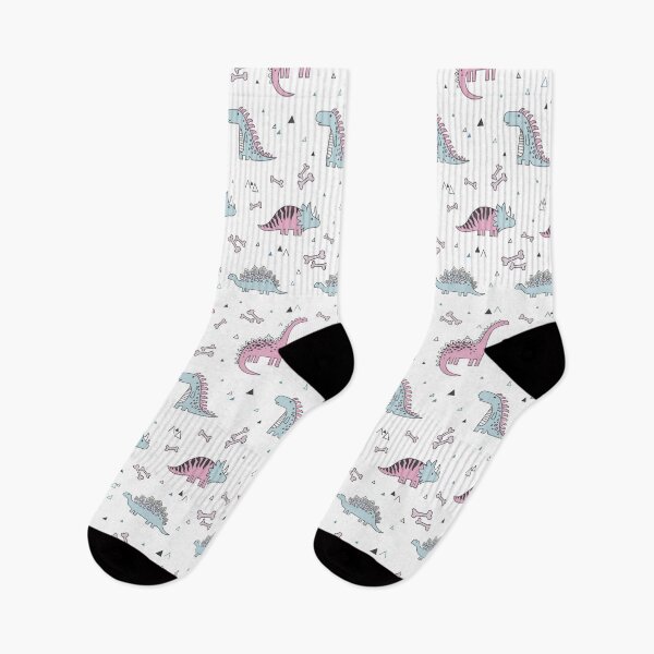 Item preview, Pastel Pink and Blue Dinosaur Pattern - Cute Nursery Dino Art designed and sold by alijun.