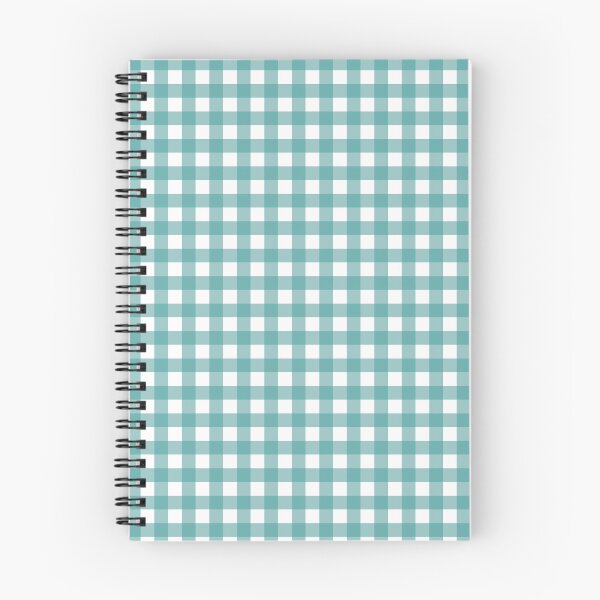 Item preview, Teal and White Gingham Plaid Pattern – Minimal Cottagecore Checkered Design designed and sold by ValeriesGallery.
