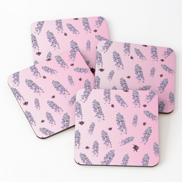 Item preview, English Garden - Blush Wisteria with Tulip Accents designed and sold by PurrfectWhisper.