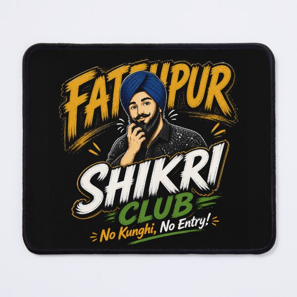 Item preview, Fatapur Shikri Club No Kunghi No Entry Punjabi Meme designed and sold by FEEL GOOD CLUB DESIGNS.