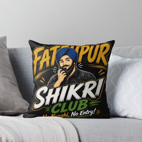 Item preview, Fatapur Shikri Club No Kunghi No Entry Punjabi Meme designed and sold by FEEL GOOD CLUB DESIGNS.