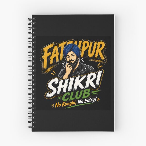 Item preview, Fatapur Shikri Club No Kunghi No Entry Punjabi Meme designed and sold by FEEL GOOD CLUB DESIGNS.