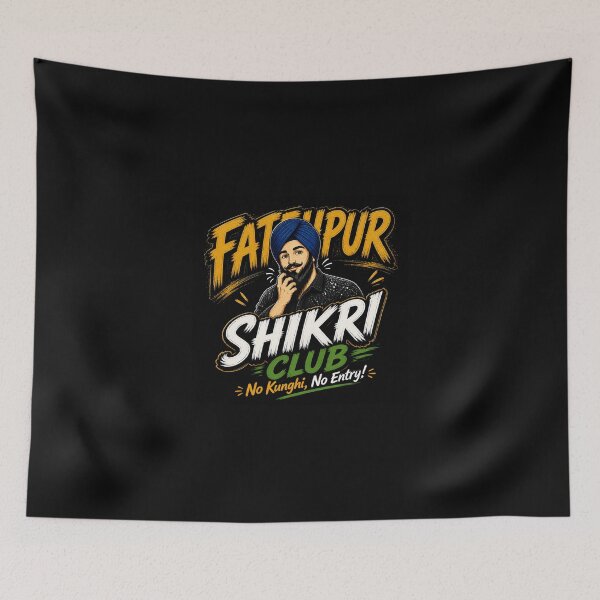 Item preview, Fatapur Shikri Club No Kunghi No Entry Punjabi Meme designed and sold by FEEL GOOD CLUB DESIGNS.