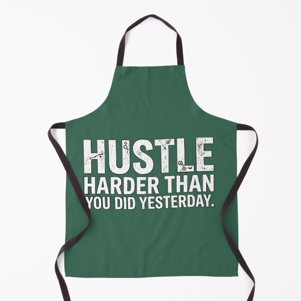 Item preview, Hustle Harder Than You Did Yesterday - Motivational Quote designed and sold by JeevanStickers.