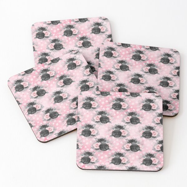 Item preview, Black and Pink Floral designed and sold by MoonPixelzDesigns.