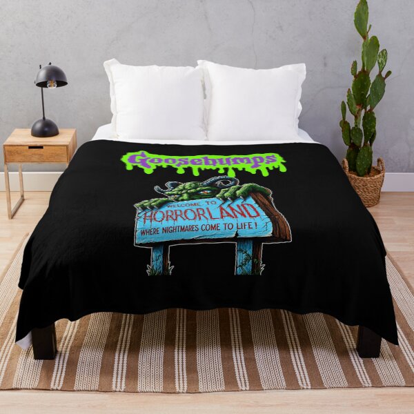 Item preview, rl stine goosebumps welcome to horrorland retro horror 90s fans  designed and sold by Blck-Acid-Devil.