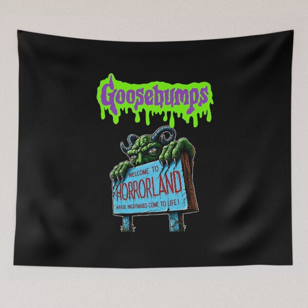 Item preview, rl stine goosebumps welcome to horrorland retro horror 90s fans  designed and sold by Blck-Acid-Devil.
