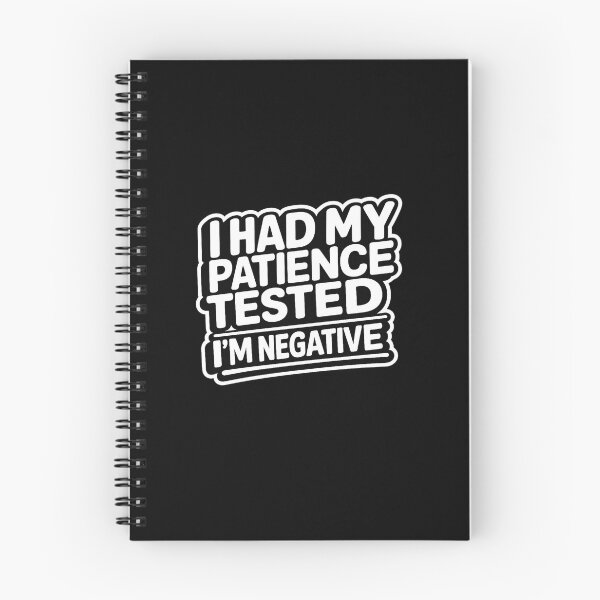 Item preview, I Had My Patience Tested I’m Negative designed and sold by Studio Umbra.
