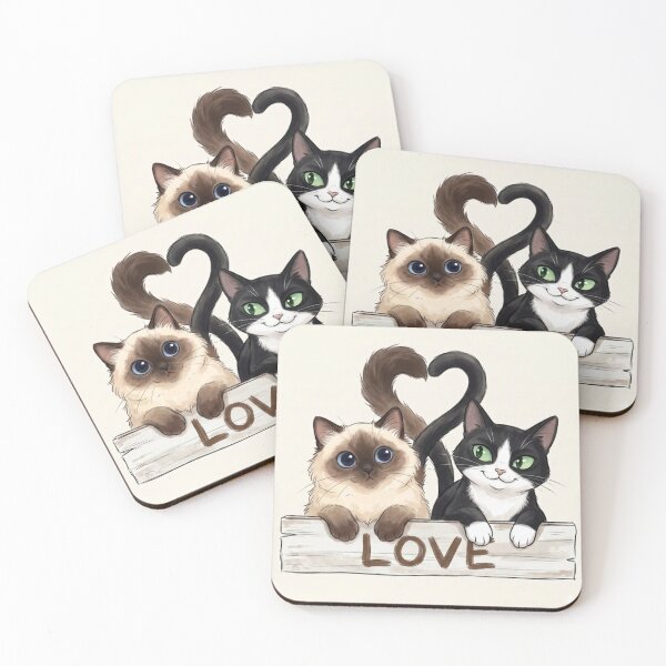 Item preview, Feline Love: Heart of Tails designed and sold by Opps-diseño.