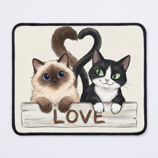 Item preview, Feline Love: Heart of Tails designed and sold by Opps-diseño.