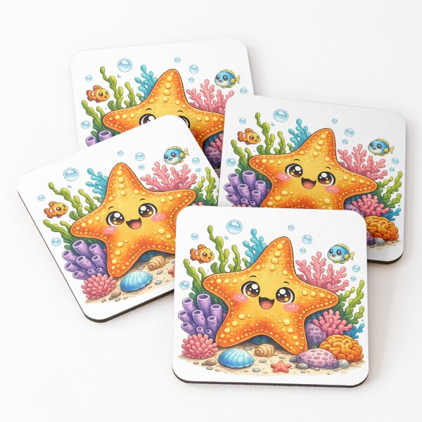 Item preview, Starfish Kawaii designed and sold by redsharkuk.