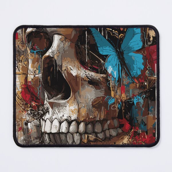 Item preview, Skull Butterfly Urban Art designed and sold by drizzd.