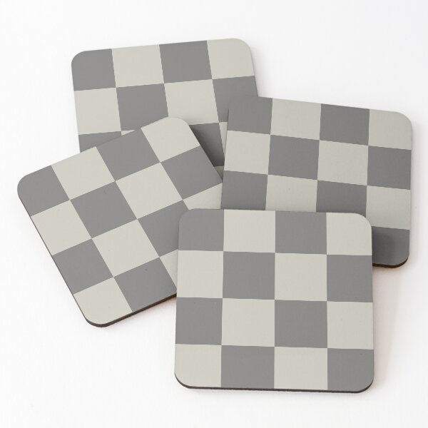 Item preview, Gray large checkered designed and sold by Mint + Midnight.