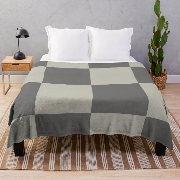 Item preview, Gray large checkered designed and sold by Mint + Midnight.
