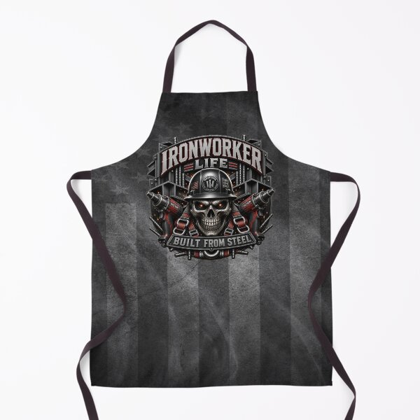 Item preview, Ironworker Life Built From Steel Skull Construction Worker Design designed and sold by artistwill.