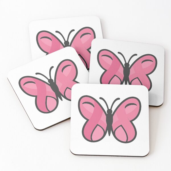 Artikelvorschau, Brustkrebs-Schmetterling entworfen und verkauft von Nicolette Love.