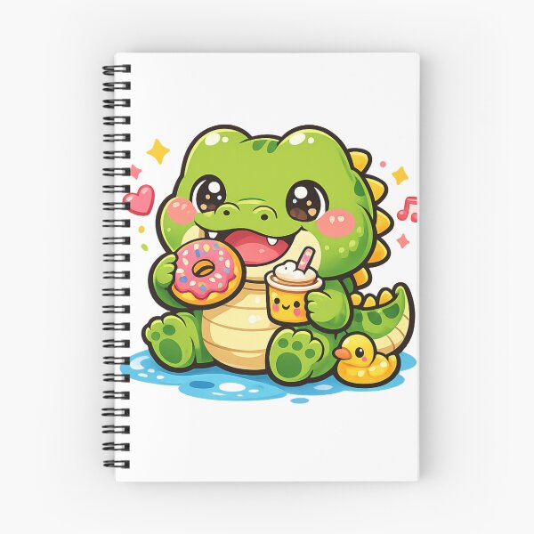 Aperçu de l'œuvre Crocodile Kawaii créée et vendue par redsharkuk.