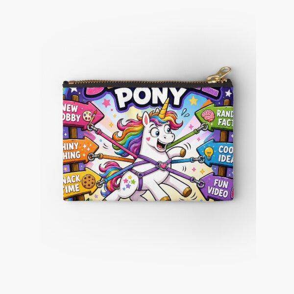Item preview, Side Quest Sparkle Pony ADHD Unicorn Glitter Design designed and sold by HappyStimsCo.