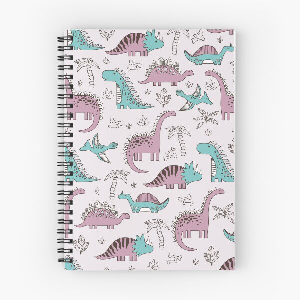 Item preview, Modern Boho Dinosaur Pattern - Dusty Rose and Mint Dino Art designed and sold by alijun.