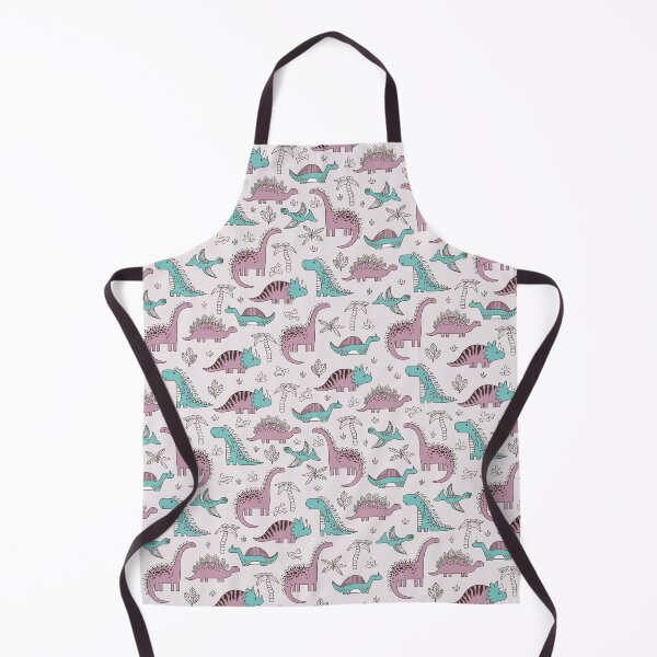 Item preview, Modern Boho Dinosaur Pattern - Dusty Rose and Mint Dino Art designed and sold by alijun.