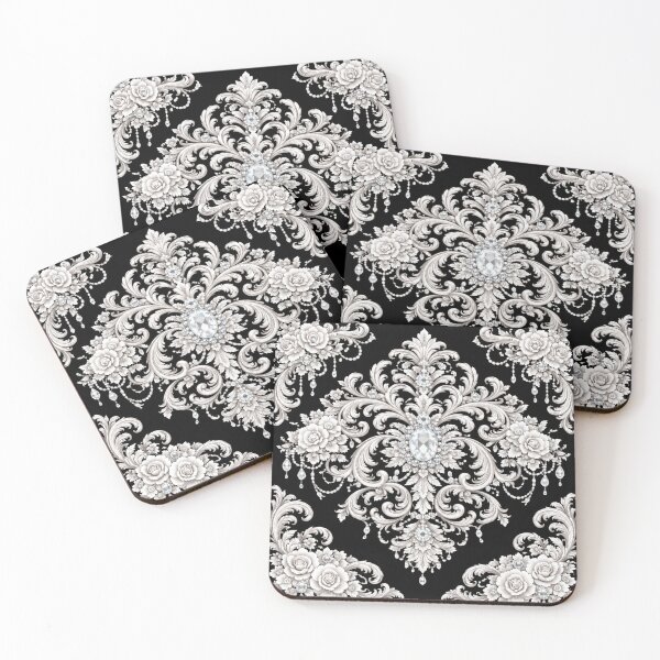 Item preview, Diamonds & Rococo - Square designed and sold by DesignsByPrnces.