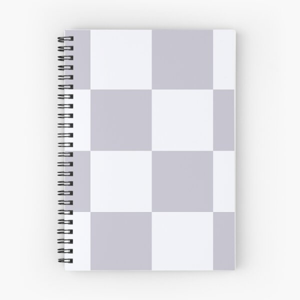 Item preview, Ghost white & lavender gray large checkered designed and sold by Mint + Midnight.