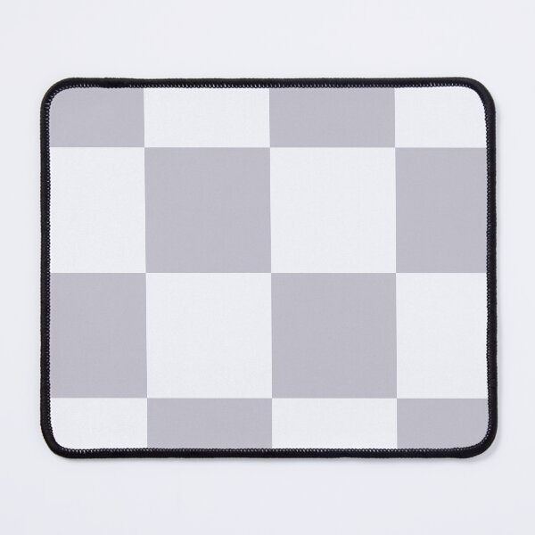 Item preview, Ghost white & lavender gray large checkered designed and sold by Mint + Midnight.