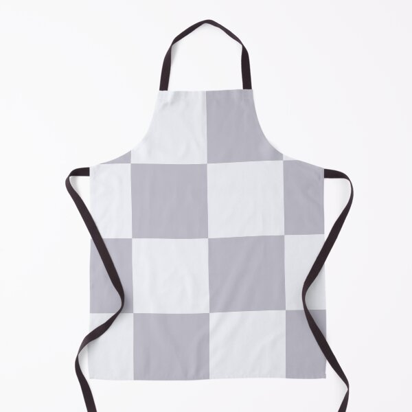 Item preview, Ghost white & lavender gray large checkered designed and sold by Mint + Midnight.