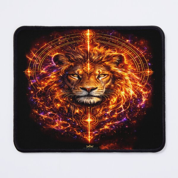 Item preview, Cosmic Lion – Solar King, Spiritual Guardian Art designed and sold by KingofHearts25.