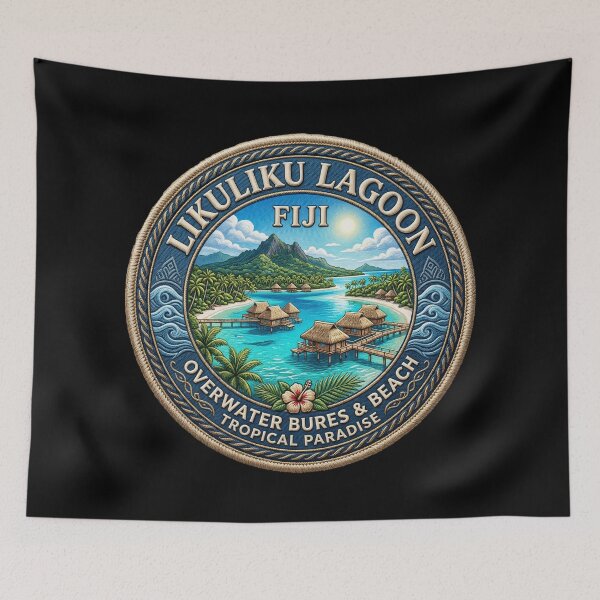 Item preview, Likuliku Lagoon, Fiji – Overwater Bures, Lagoon & Island Scenery designed and sold by Girih.