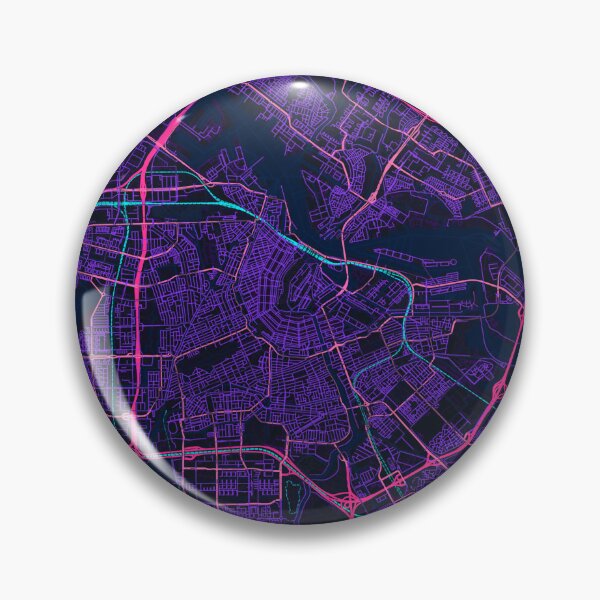 Artikelvorschau, Neon-Karte von Amsterdam, Niederlande entworfen und verkauft von Enea Kelo.