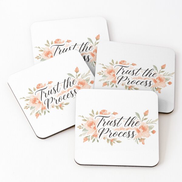 Item preview, Trust The Process – Minimalist Mental Health Affirmation designed and sold by CRoseCounseling.