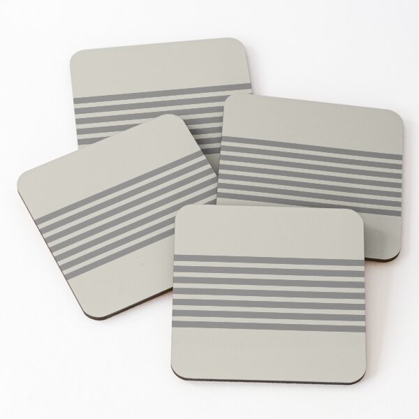 Item preview, Gray horizontal lines designed and sold by Mint + Midnight.