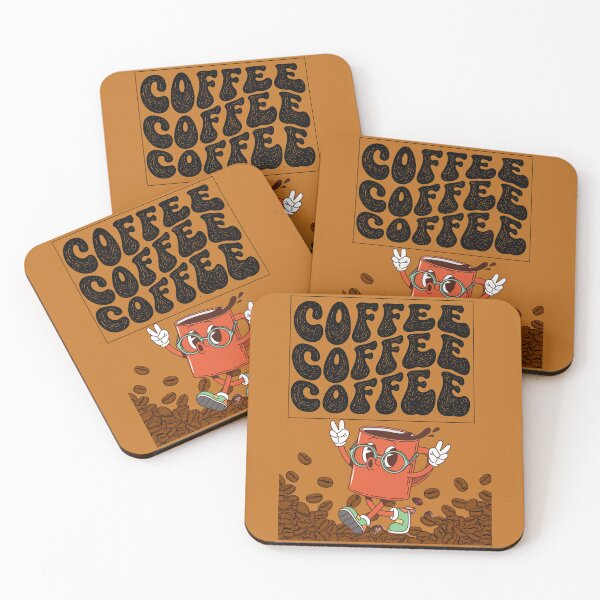 Item preview, Retro Coffee Vibes designed and sold by YuvikaYuvaan5.